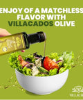 Villacados Extra Virgin Olive & Extra Virgin Avocado Oil Blend, 100% Pure Cold Pressed, Naturally Blended, Unrefined, Cooking, Frying, Grilling, Marinades & Dressings 8.5oz