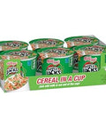 Kellogg Apple Jacks Cold Breakfast Cereal Cups, 8 Vitamins and Minerals, Kids Snacks, Original (12 Cups)