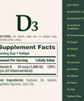 NatureS Bounty Vitamin D3 Vitamin Supplement Supports Immune System And Bone Health 1000Iu 120 Softgels