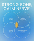 Bone and Nerve Complex Aquamin Calcium Aquamin Magnesium Magnesium Glycinate LTheanine Vitamin K2 Vitamin D3 Bone Health Nerve Function Stress Relief Cardiovascular Health Vegan 90 Servings