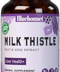 Bluebonnet Nutrition Milk Thistle Fruit & Seed Extract Liver Health Nongmo Vegan Kosher Gluten Soy 120 Vegetable Capsules 120 Servings
