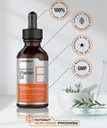 Horbaach Vitamin E Oil 13800 IU 1oz Naturally Sourced Liquid Supplement Vegetarian NonGMO and Gluten Free Formula