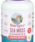 Maryruth's Organics Gummies Sugar Made With Irish Sea Moss For 60 Count
