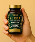Vasu Yerba Yerba Mate Capsules 9 In 1 Blend With Barberry & Green Tea With Ashwagandha Amla Turmeric & Ginger Herbal Supplement For Clean Energy Focus & Digestive Support 100 Vegan Capsules