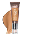 Revlon Photoready Candid Glow Moisture Glow Anti-Pollution Foundation With Vitamin E & Prickly Pear Oil Anti-Blue Light Ingredients Without Parabens Pthalates & Fragrances Honey Beige 0.75 Oz
