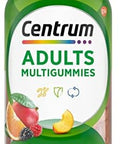 Centrum Multigummies Gummy Multivitamin For Adults, Multivitamin/Multimineral Supplement With Vitamins D, B And E, Assorted Fruit Flavor - 180 Count