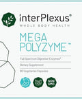Interplexus Megapolyzyme Full Spectrum Vegetarian Digestive Enzymes With Bromelain For Gastrointestinal Support Dairy Soy 60 Capsules (60 Servings)