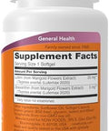 Now Supplements Lutein & Zeaxanthin With 25 Mg Lutein And 5 Mg Zeaxanthin 120 Softgels