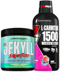 Prosupps L-Carnitine 3000 Stimulant Liquid Shots (Berry) Dr. Jekyll Signature Intense Focus Energy & Pumps Pre-Workout Powder (Blueberry Lemonade) Bundle