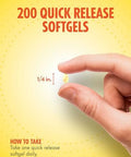 Sundance High Potency D3 2000 IU 200 Quick Release Softgels Essential Vitamin Formula NonGMO and Gluten Free Supplement