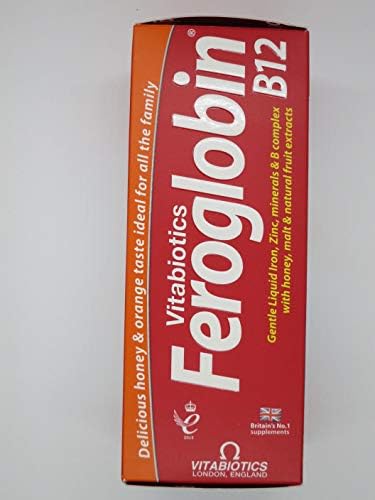 Feroglobin Vitabiotics B12 Iron Supplement Liquid 200Ml By Feroglobin