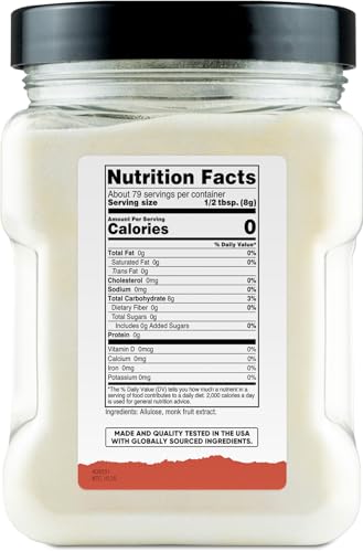 Nutricost Pantry Monk Fruit With Allulose (1.4 Pounds) - Nautral Sweetener Vegan, GMO-Free