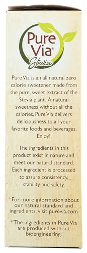 Purevia, Sweetener Stevia Zero Calorie, 80 Count