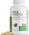 Bronson Milk Thistle 1000 Mg Silybum Marianum Antioxidant & Liver Health Support - Non-Gmo 300 Capsules
