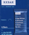 RXBAR Protein Bars, Protein Snack, Snack Bars, Blueberry, 9.1oz Box (5 Bars) (Pack of 2)