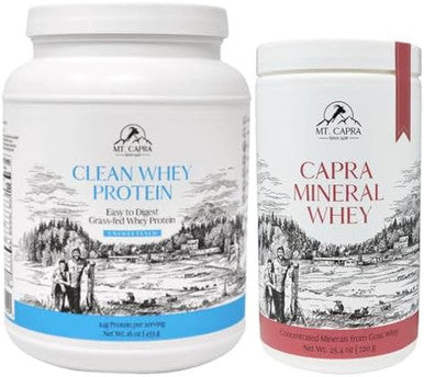 Mt. Capra Clean Whey Protein + Capra Mineral Whey Bundle