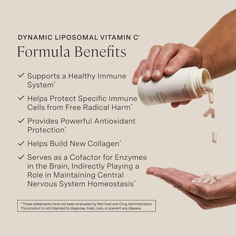Stonehenge Health Dynamic Liposomal Vitamin C 1500mg 90 Capsules Advanced Formula Phospholipids sourced from NonGMO Sunflower Supports Healthy Immune System Collagen Synthesis and Brain Health