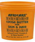 Cococare Africare Cocoa Butter 10.5 Oz For Skin And Hair Enriched With Vitamin E And Shea Butter