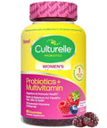 Culturelle Women S Probiotics Multivitamins Supports Digestive And Immune Health Biotin & Selenium For Healthy Hair Skin Nails 60 Gummies