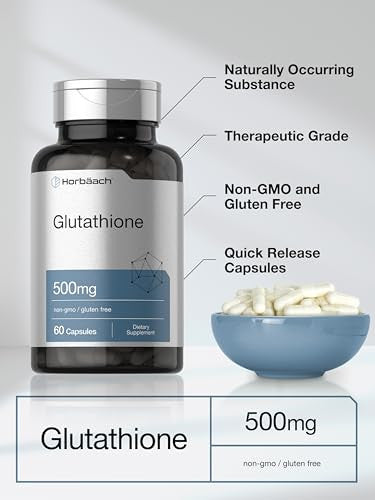 Horbaach Glutathione 60 Capsules 500Mg