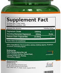 Pure Nutrition Magnesium Citrate 350Mg Elemental Per Serving 180 Veg Tablets Supports Bone Health and Overall Wellness Non Gmo
