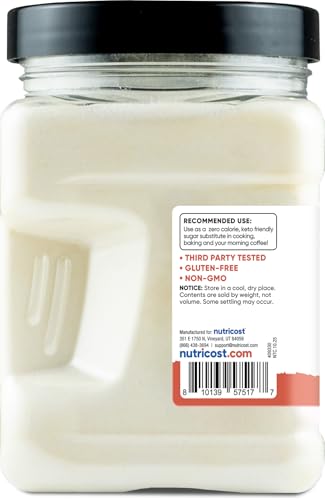 Nutricost Pantry Monk Fruit With Allulose (1.4 Pounds) - Nautral Sweetener Vegan, GMO-Free