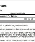 Swanson Niacin (B3) Cardio Health Support Carbohydrate Metabolism 500 Milligrams 250 Capsules