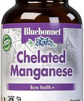 Bluebonnet Nutrition Albion Chelated Manganese Amino Acid Chelate Soy Dairy & Gluten Nongmo Kosher Vegan 90 Count