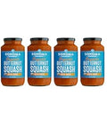 Sonoma Gourmet Organic Butternut Squash Pasta Sauce | USDA Organic, Vegan, Non-GMO, No Sugar Added | 25 Ounce Jars (Pack of 4)