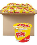 Kellogg's Corn Pops Cold Breakfast Cereal Cups, 8 Vitamins and Minerals, Kids Snacks, Original (12 Cups)