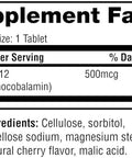 Twinlab B-12 Dots - Energy Production Support Supplements With Vitamin B12-500 Mcg 250 Tablets (2 Pack)