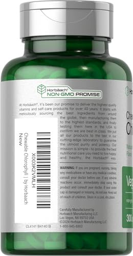 Horbaach Chlorophyll Pills 300 Chewable
