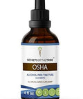 Secrets of the Tribe OSHA Alcohol-Free Liquid Extract, Responsibly farmed OSHA (Ligusticum porteri) Dried Root Tincture Supplement (4 FL OZ)