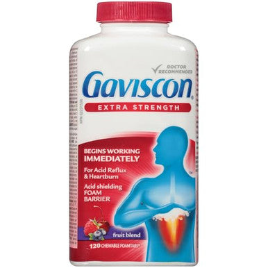 Gaviscon Extra Strength 120 Chewable Tabs