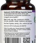 Bluebonnet Nutrition Dlpa (Dlphenylalanine) 500 Mg Form Amino Acid For Nervous System Support Soy & Gluten Nongmo Kosher Vegan 30 Servings White 30 Count