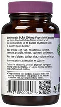 Bluebonnet Nutrition Dlpa (Dlphenylalanine) 500 Mg Form Amino Acid For Nervous System Support Soy & Gluten Nongmo Kosher Vegan 30 Servings White 30 Count