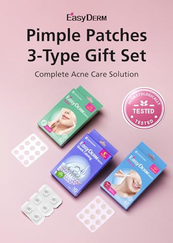 Dweasyderm Easyderm 3 Types Of Pimple Patches Set And Quick Calming Magnesium Patches