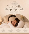 Anemone Contour Sleeping Mask For Women Softer Than Silk Eye Masks For Sleep Complete Blackout Zero Eye Pressure Fit Lightweight Eye Care Travel Essentials Included