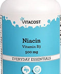 Vitacost Niacin (Vitamin B3) 500 mg 300 Capsules