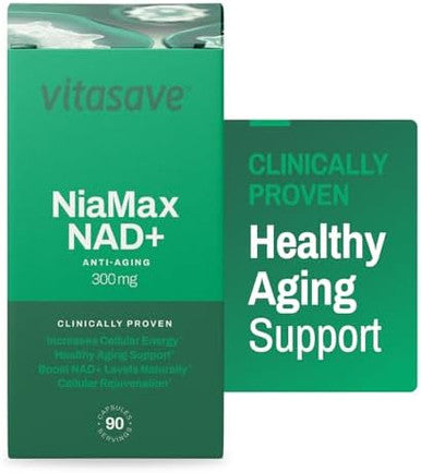 Niamax Nad+ 300Mg - High Potency Cellular Energy Booster - Nad+ Precursor For Enhanced Cellular Health & Healthy Cognitive Aging - Non-Gmo, Vegan, Gluten-Supplement
