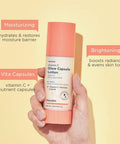 Hanskin Vitamin C Glow Capsule Face Moisturizer Boost Radiance And Even Skin Tone With Vitamin B And Niacinamide Brightening Korean Skin Care 2.7 Fl Oz.