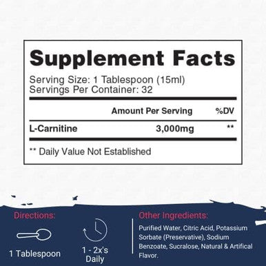 Gaspari Nutrition Liquid Lcarnitine 3000 Stimulant Increased Metabolism Enhanced Energy Non Gmo Gluten Bpa (32 Servings Sour Watermelon)