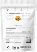 Micro Ingredients Black Seed Oil With Vitamin D3 1000 Iu 240 Softgels 2000 Mg Black Seed Oil Per Serving Nigella Sativa Oil 2-In-1 Unrefined Seed Oil Formula Non-Gmo Cgmp Manufactured