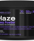Pescience Haze Sleep Powder Melatonin- Unflavored Sleep Support With 5-Htp Theanine Myo-Inositol And Magnesium 30 Servings