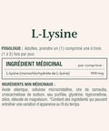 Nature's Bounty L-Lysine 1000 Mg 60 Tablets