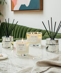 Neom Happiness Scented Candle 3 Wick Essential Oil Aromatherapy Candle Neroli Mimosa & Lemon Scent To Make You Happy