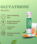 Pure Nutrition L-Glutathione 500Mg 30 Effervescent Tablets (15X2) With Vitamin C & Saffron Orange Flavour Supports Skin Immunity & Daily Wellness