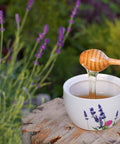 Lavender Honey - Infused Honey with Real Lavender - Clean Simple Syrup for Coffee, Tea, Matcha - 16 oz
