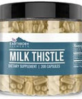 Earthborn Elements Milk Thistle 200 Capsules, Pure & Undiluted, No Additives