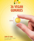 Sundance Vitamin C And Zinc Gummies 36 Count Lemon Flavor Vegan, Non-Gmo, And Gluten Supplement